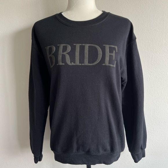 BRIDE Black Crew Neck Sweater - Picture 1 of 8